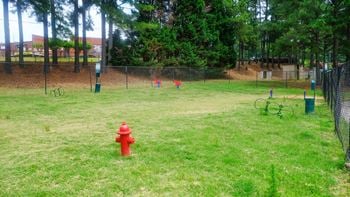 Enclosed bark park